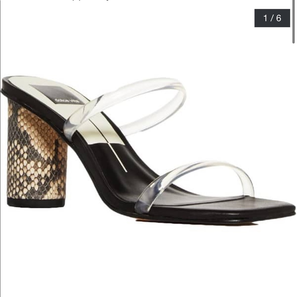 Dolce Vita clear strap open toed sandals